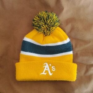 Oakland Sacramento Las Vegas Athletic's A's Like New Beanie.